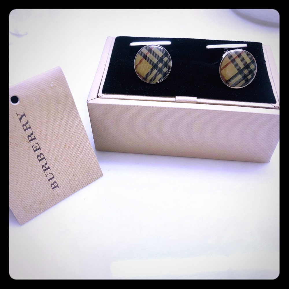 Burberry cuff links